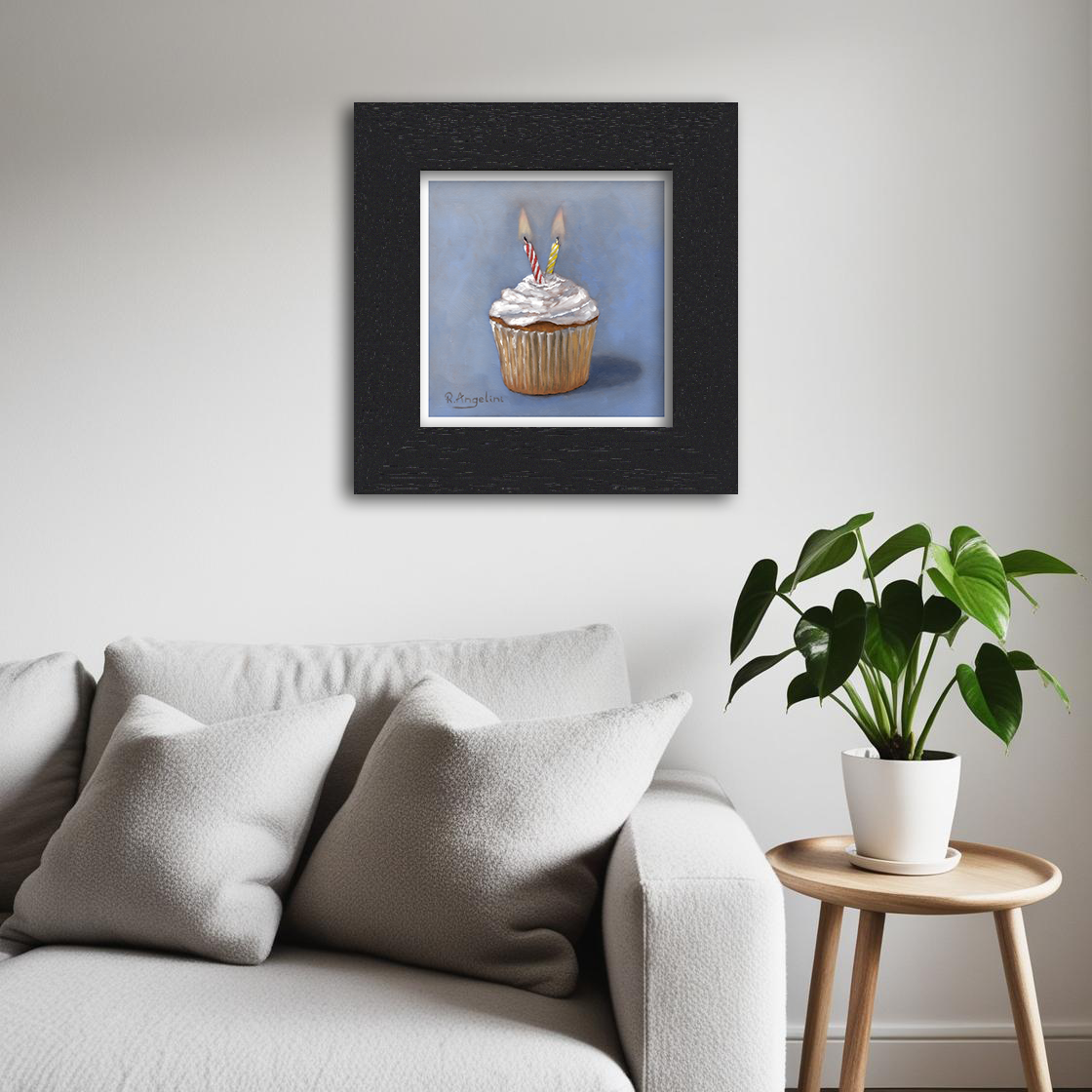 Birthday Cupcake - Giclee Art Print