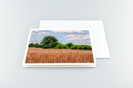 Countryside Wheat Field - A5 Greetings Cards