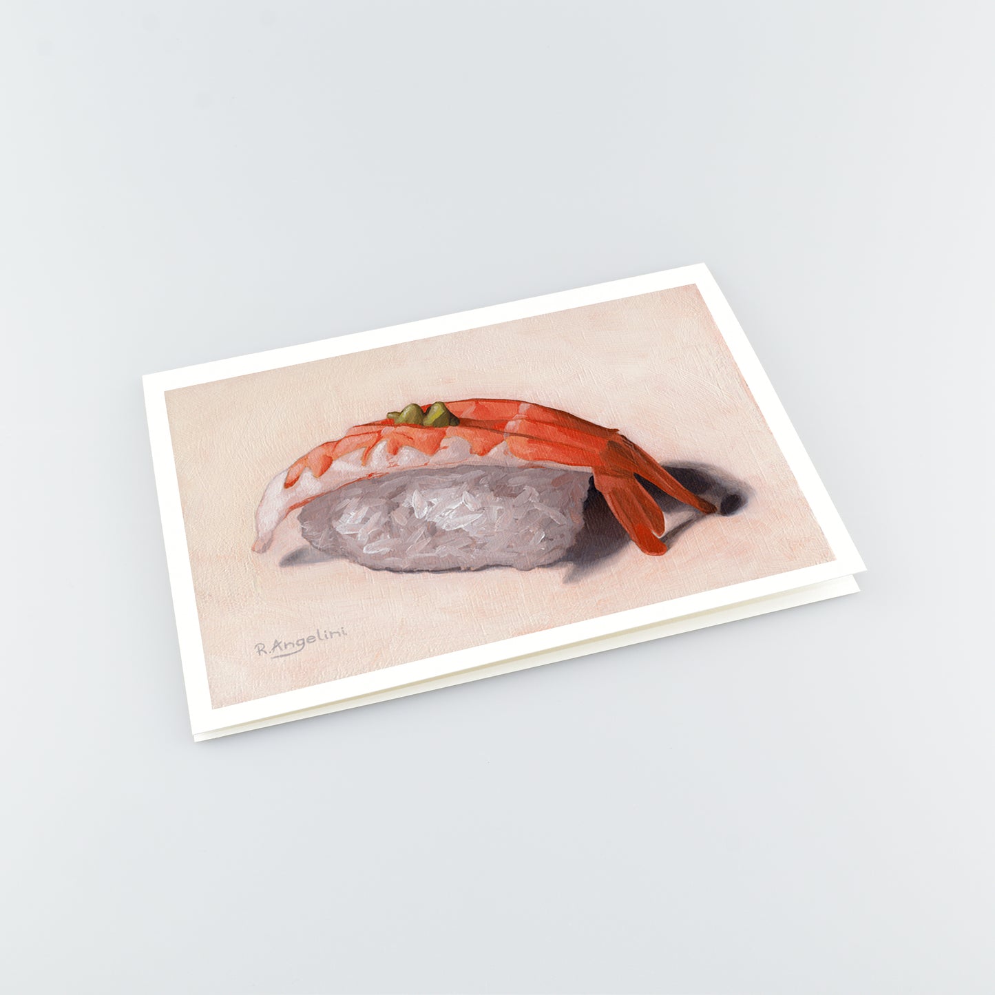 Ebi Nigiri Sushi - A5 Greetings Cards