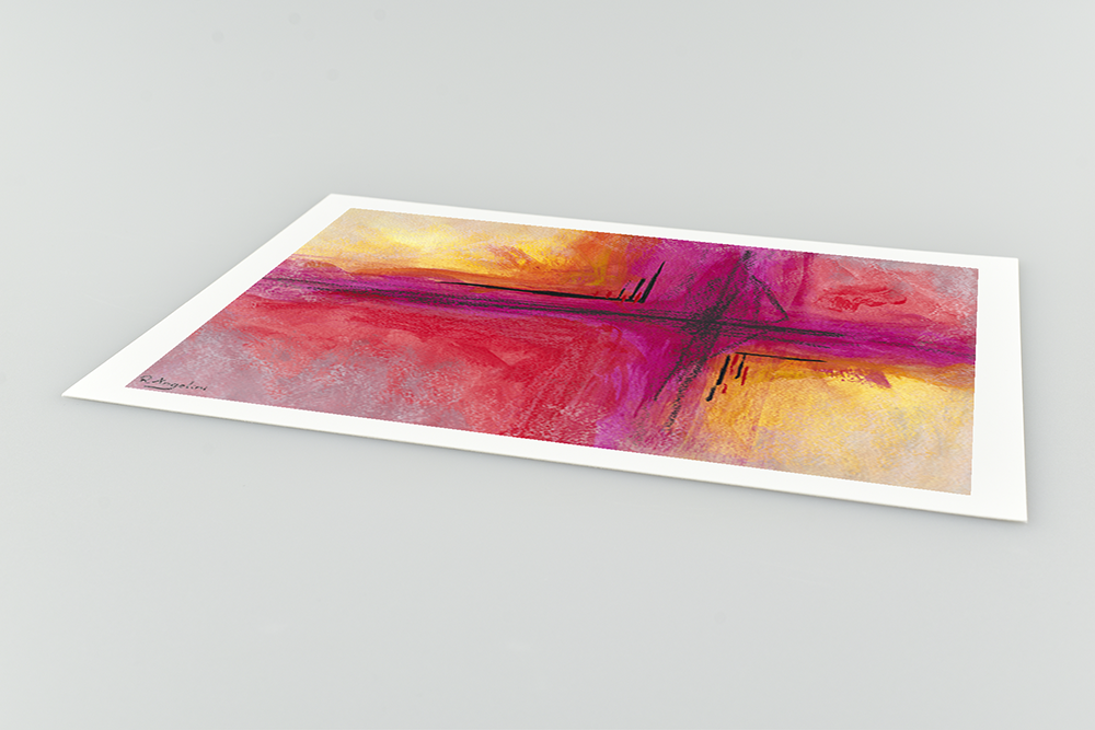 Cruciform Abstract Study 2 - Giclee Art Print