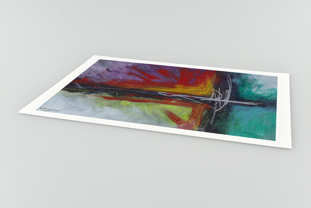Cruciform Abstract Study 3 - Giclee Art Print