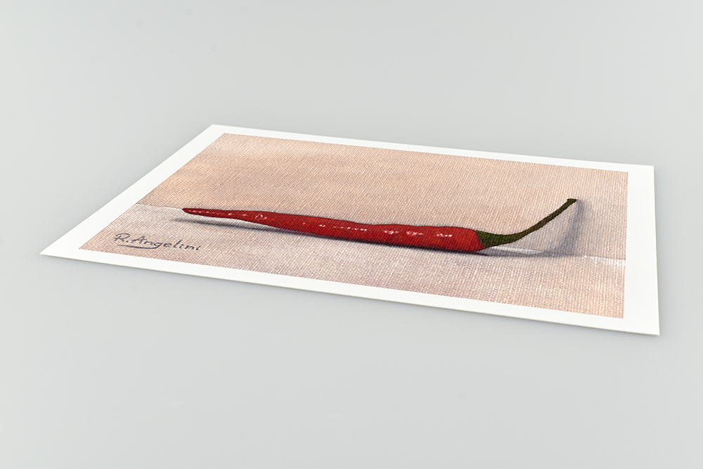 Red Bird's Eye Chilli - Giclee Art Print