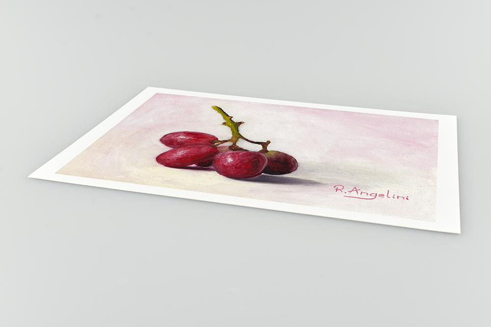 Red Grapes - Giclee Art Print