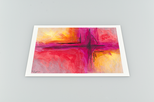 Cruciform Abstract Study 2 - Giclee Art Print