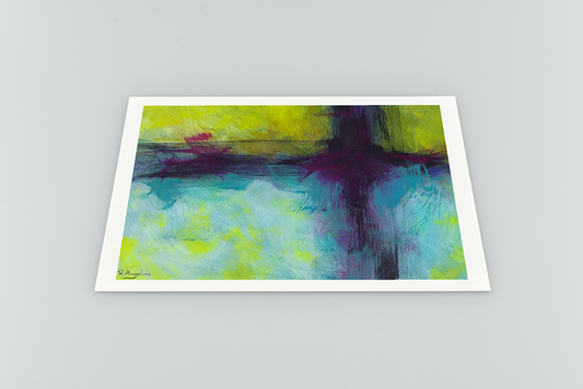 Cruciform Abstract Study 4 - Giclee Art Print