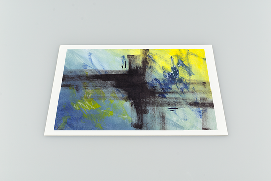 Cruciform Abstract Study 5 - Giclee Art Print