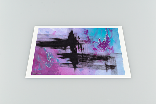 Cruciform Abstract Study 6 - Giclee Art Print