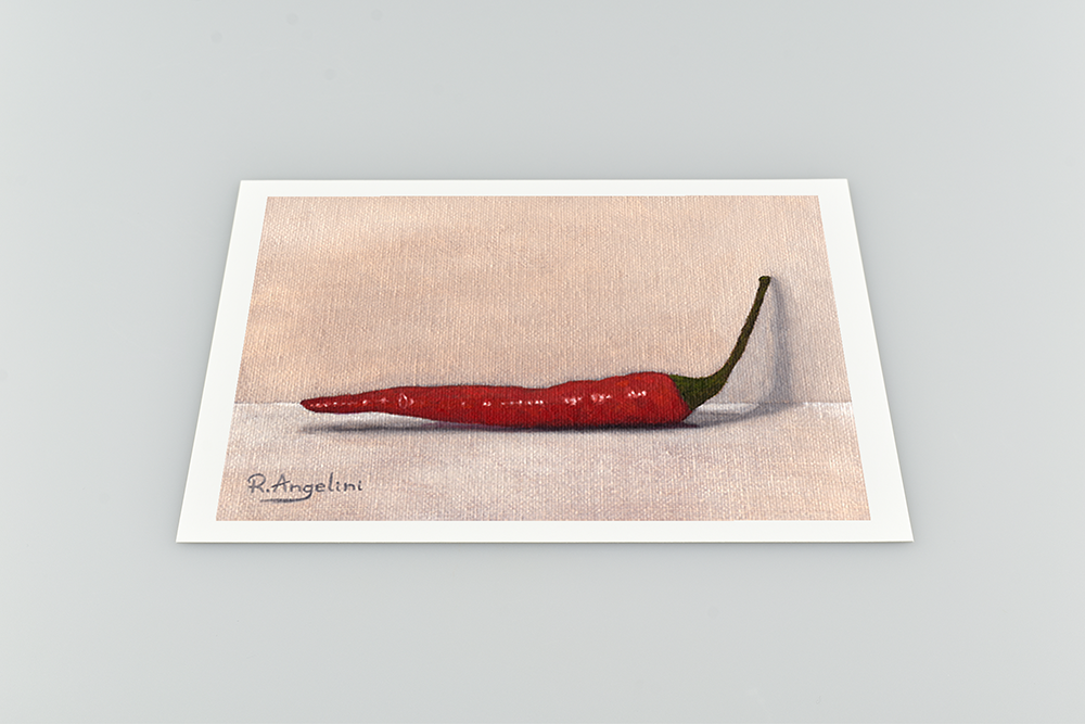 Red Bird's Eye Chilli - Giclee Art Print