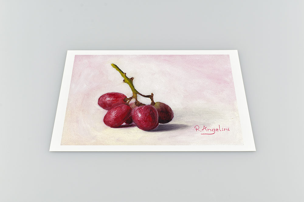 Red Grapes - Giclee Art Print