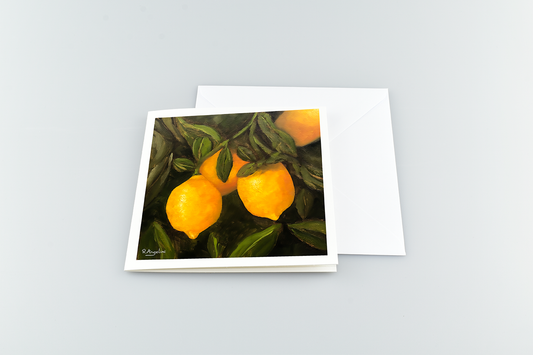 Lemon Tree - Square Greetings Cards