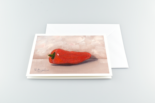 Orange Sweet Pepper - A5 Greetings Cards