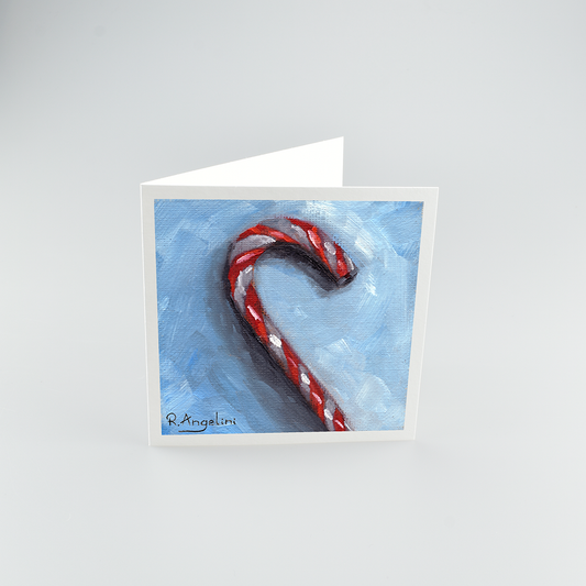 'Candy Cane' - Greetings Card - Rhys Angelini