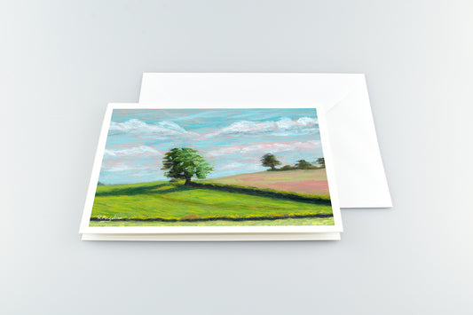 Hilltop Tree - A5 Greetings Cards