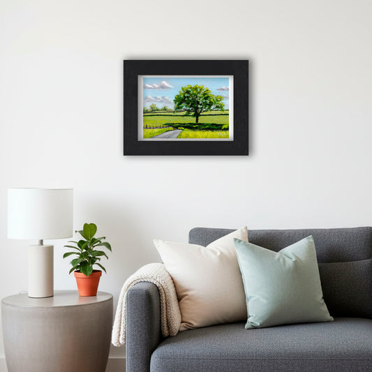 Tree and Country Road - Giclée Art Print