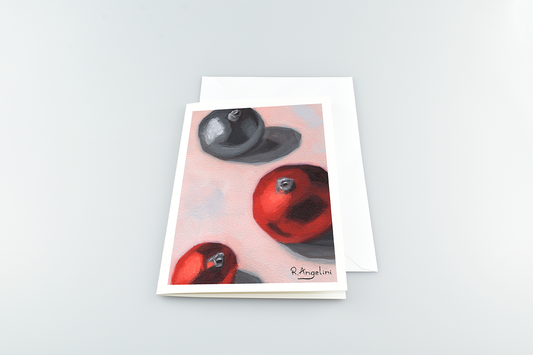 Baubles 1 - A5 Greetings Cards