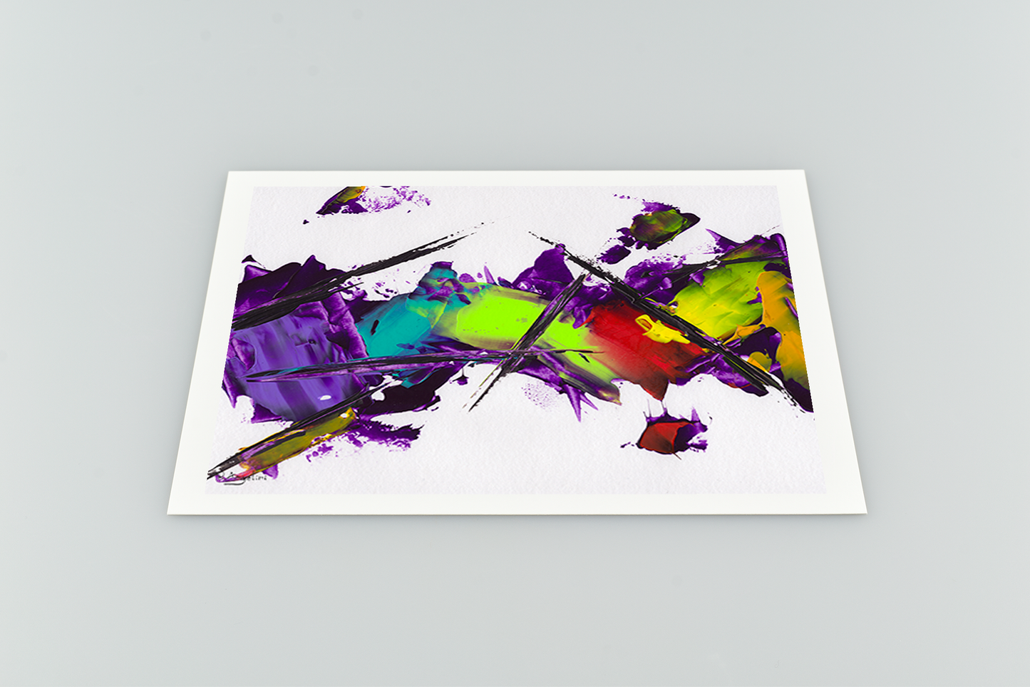 Purple Absorption - Giclee Art Print