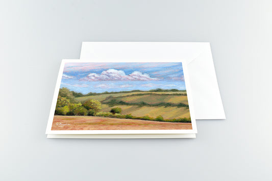 Rolling Fields - A5 Greetings Cards