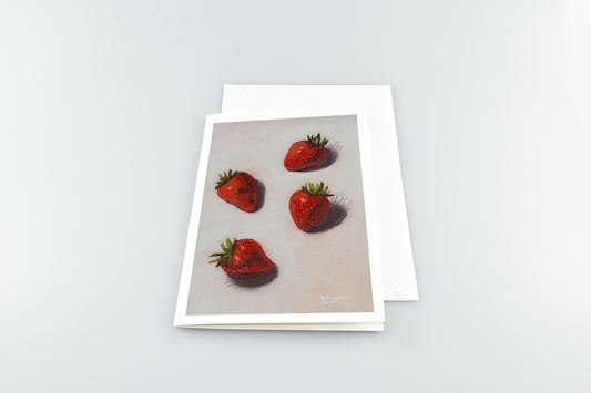 Strawberries - A5 Greetings Cards with Envelope