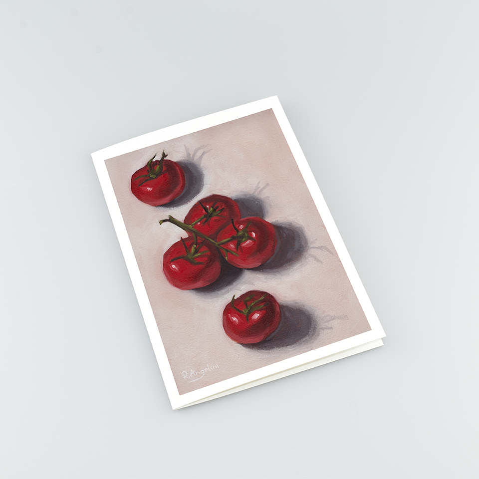 Tomatoes - A5 Greetings Cards Top Down