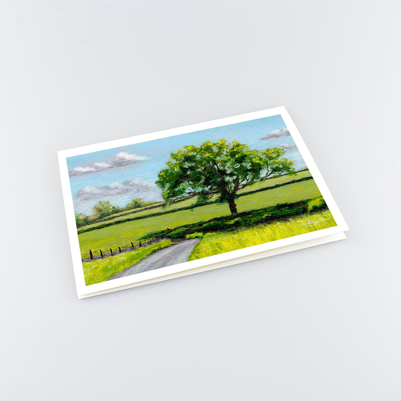Tree and Country Road - A5 Greetings Cards