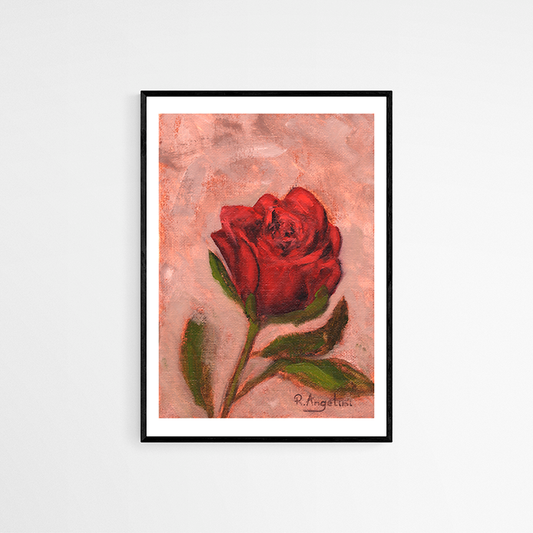 'Red Rose' - Giclee Print - Open Edition - Rhys Angelini