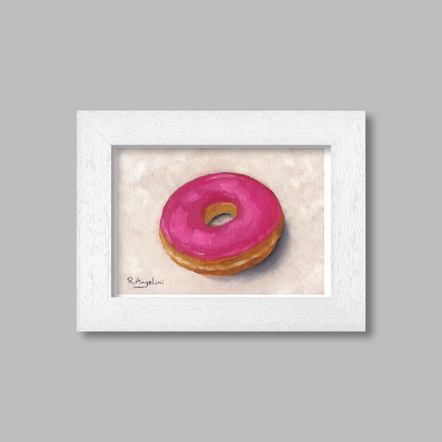 Pink Donut - Giclee Art Print