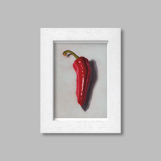 Large Red Sweet Pepper - Giclee Art Print