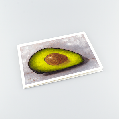 Avocado - A5 Greetings Cards Top Down