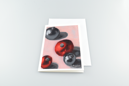 Baubles 2 - A5 Greetings Cards with Envelope