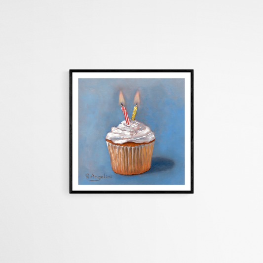 'Birthday Cupcake' - Giclee Print - Open Edition