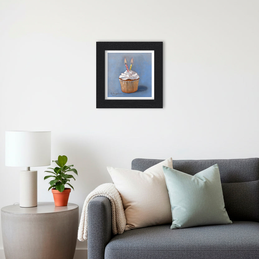 Birthday Cupcake | Still Life Art Print