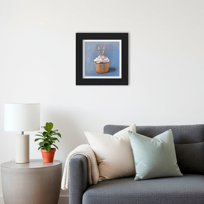 Birthday Cupcake | Still Life Art Print