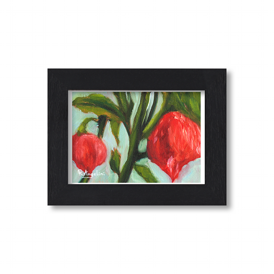 Black Framed Carolina Reaper Chilli's Giclee Art Print
