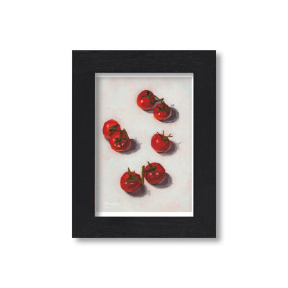 Black Framed Cherry Tomatoes Giclee Art Print