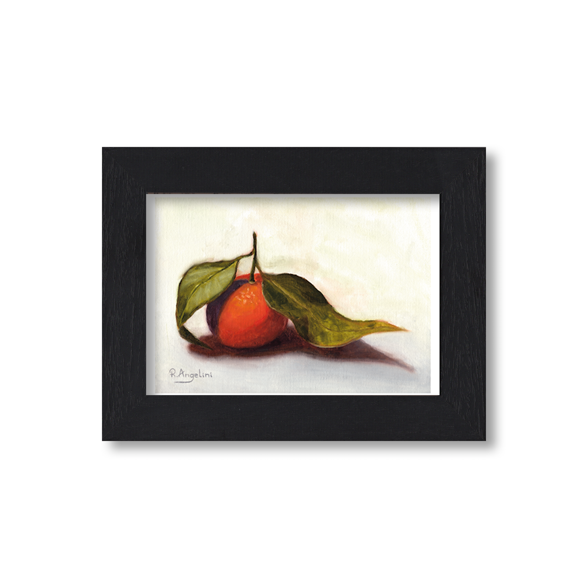 Black Framed Clementine Giclee Art Print