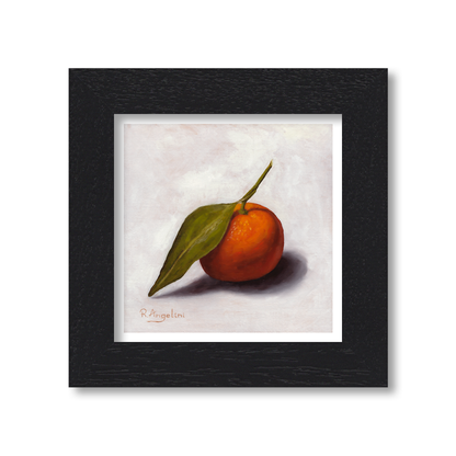 Black Framed Clementine Square Giclee Art Print