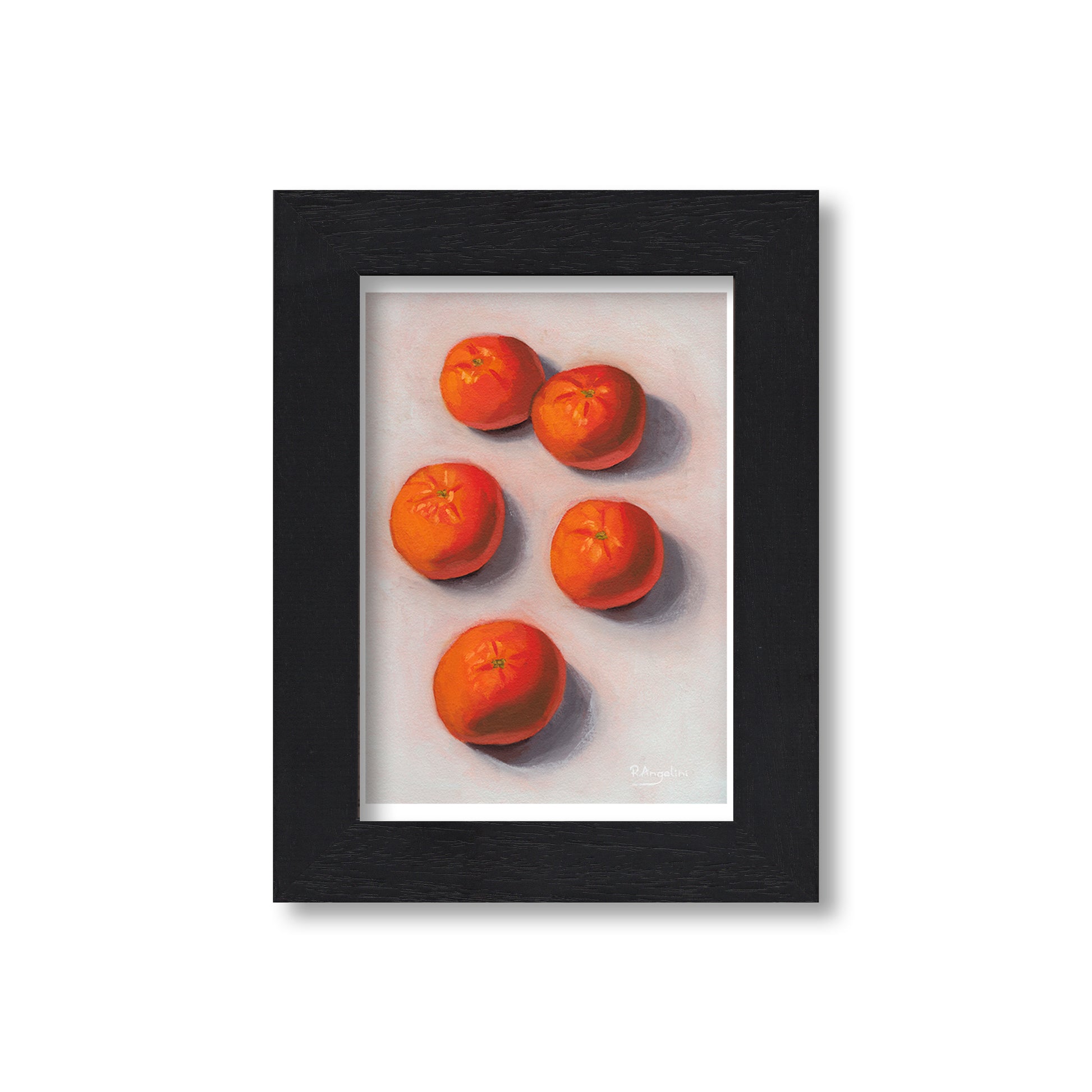 Black Framed Clementines Giclee Art Print