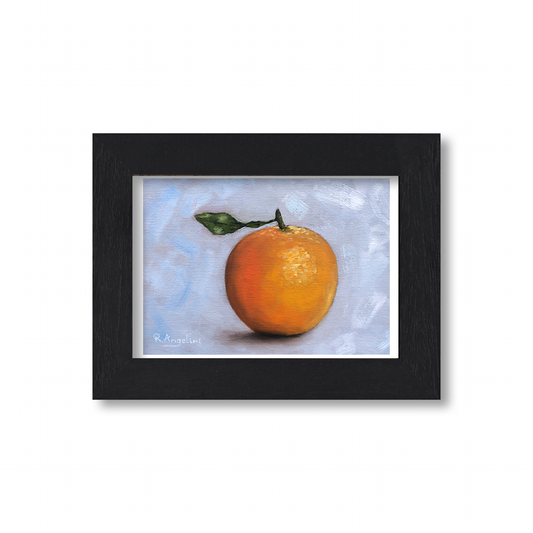 Black Framed Orange Giclee Art Print