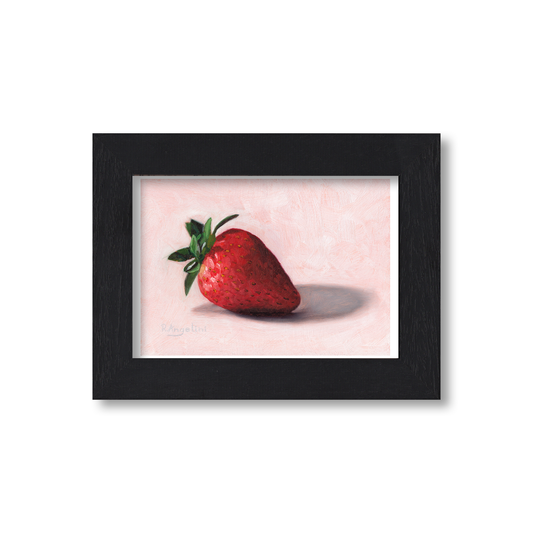 Black Framed Strawberry 2 Giclee Art Print