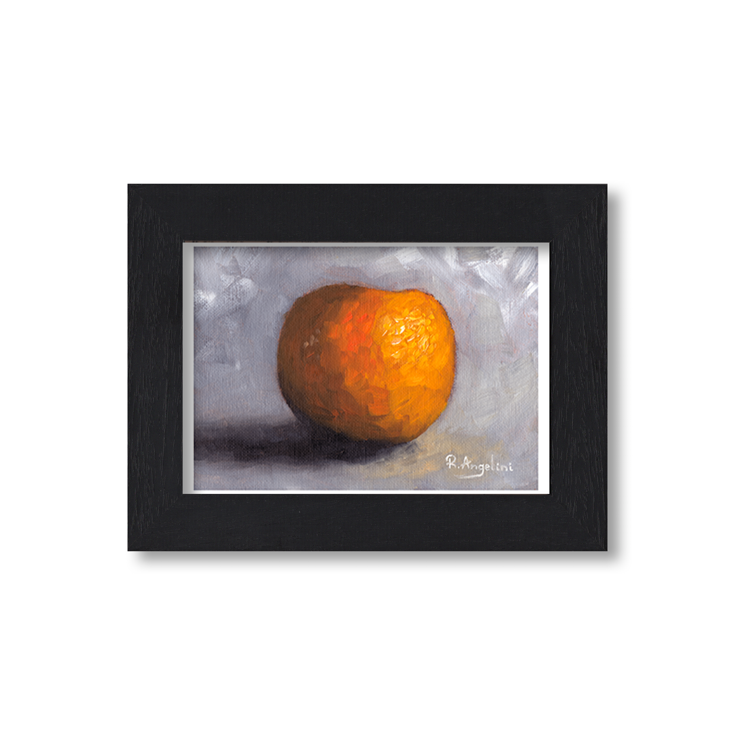 Black Framed Tangerine 2 Giclee Art Print