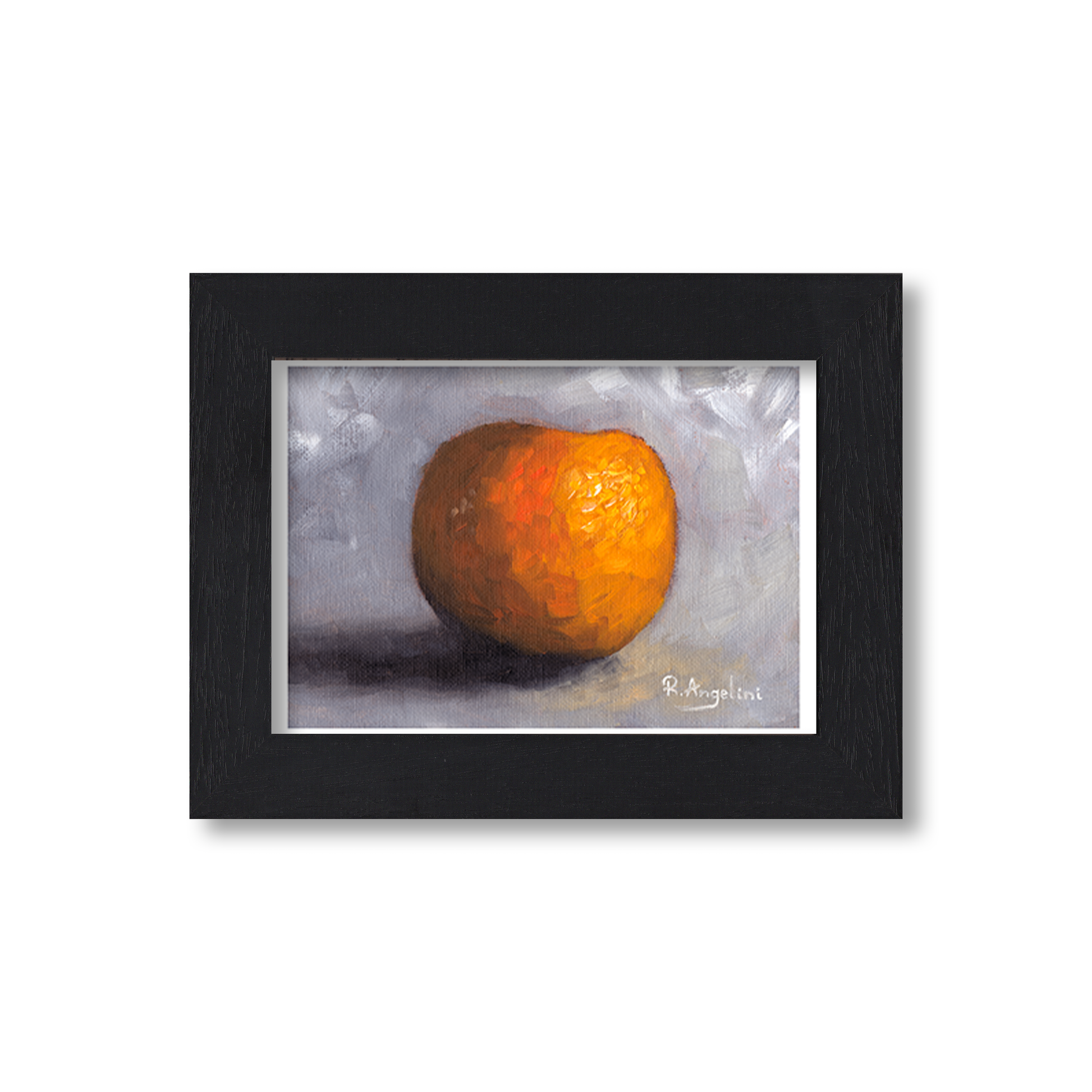 Black Framed Tangerine 2 Giclee Art Print