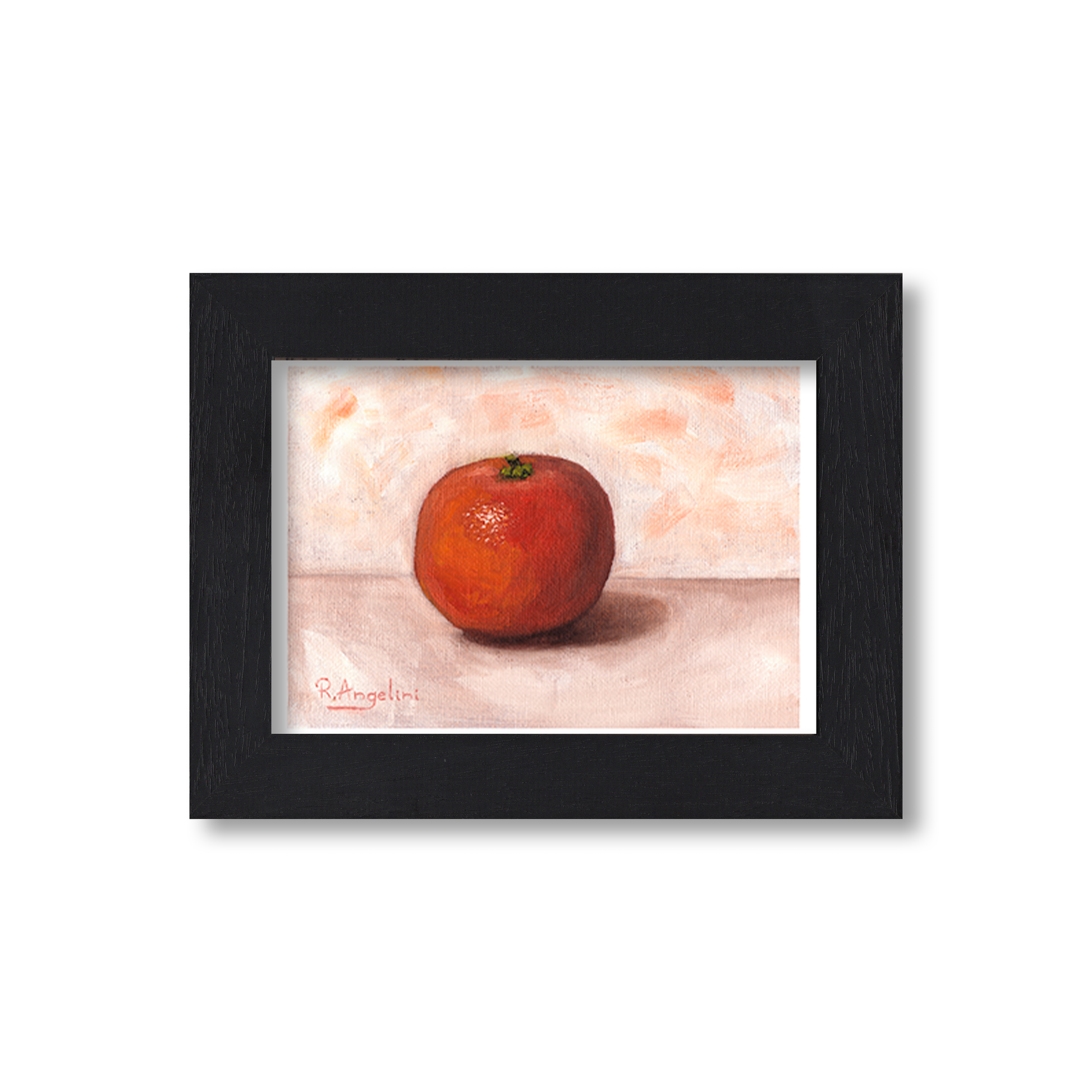 Black Framed Tangerine Giclee Art Print
