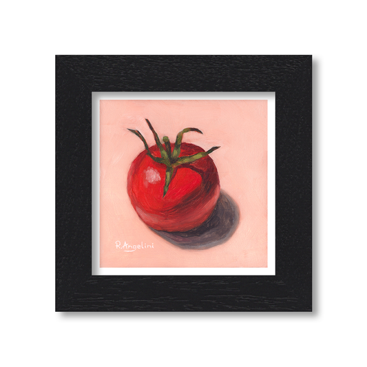 Black Framed Tomato Square Giclee Art Print