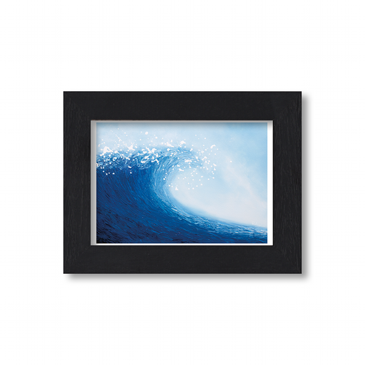 Black Framed Wave Giclee Art Print