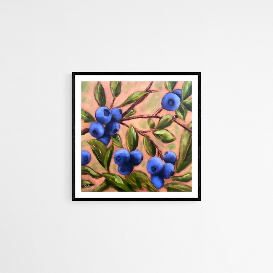 'Blueberry Bush' - Giclee Print - Open Edition