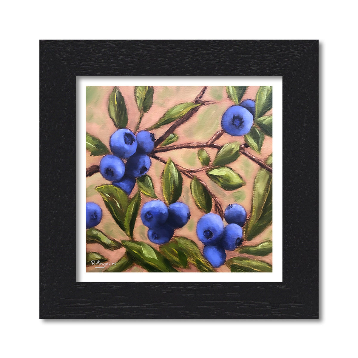 Blueberry Bush | Still Life Art Print