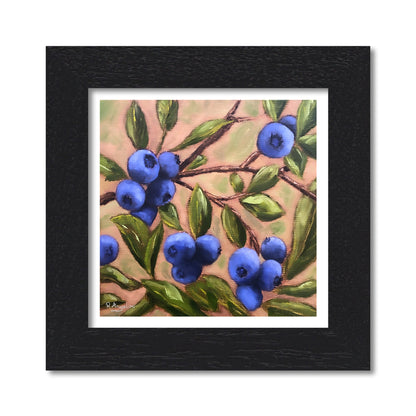 Blueberry Bush | Still Life Art Print