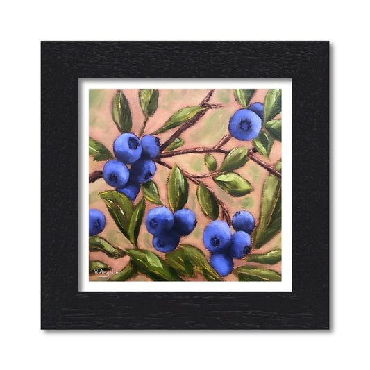 Blueberry Bush | Still Life Art Print