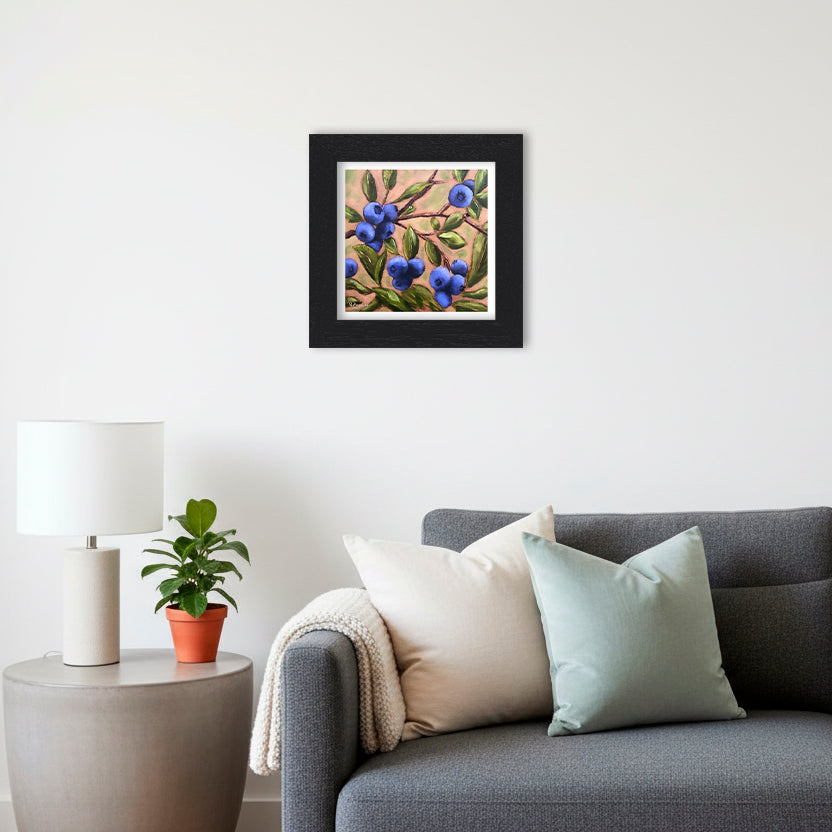 Blueberry Bush | Still Life Art Print
