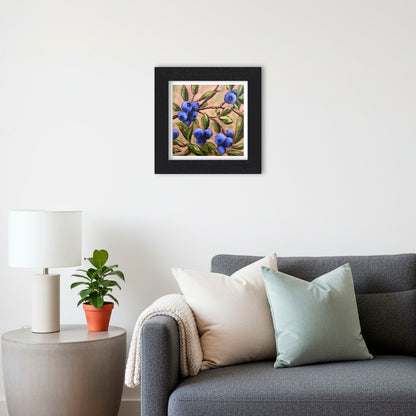 Blueberry Bush | Still Life Art Print